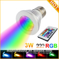 led battery operated remote control light cob led spotlight color changing led light bulb